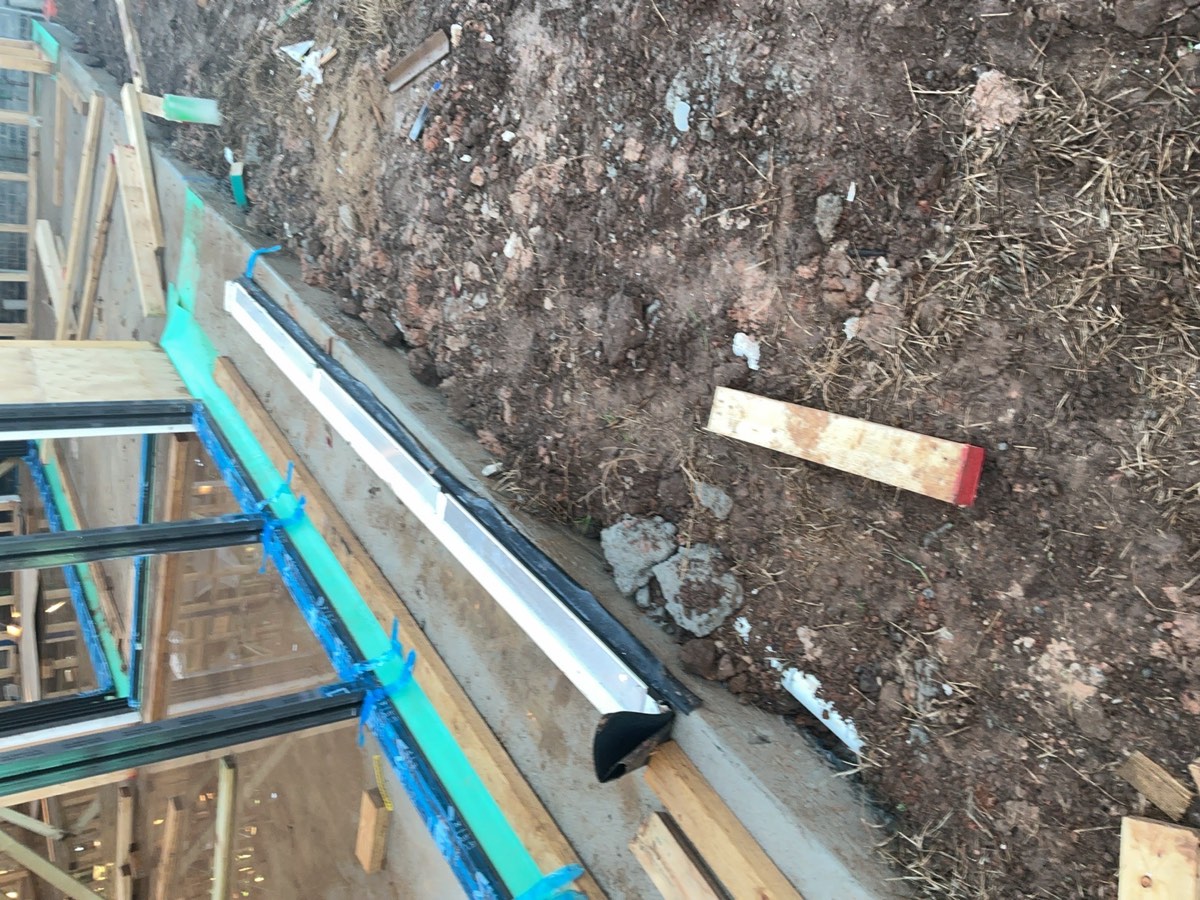 Slab pre-pour inspection in Gledswood Hills